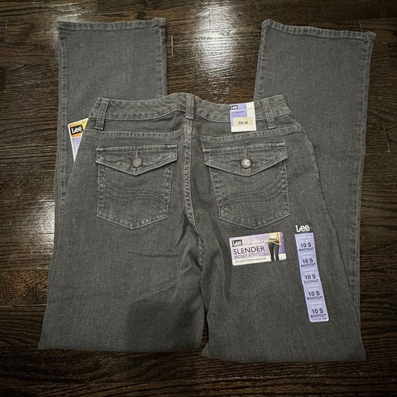 Lee midrise ultra stretch bootcut jeans NWT Size 10 - Picture 3 of 12